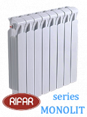 Радиатор биметаллический RIFAR МONOLIT (боковое подключение) 500/14 секций с доставкой в Арзамас